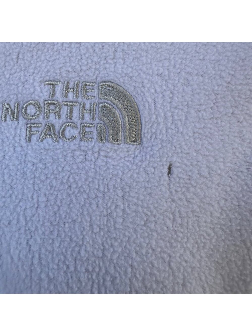 The North Face Womens White Fleece Quarter-Zip Pullover Size M Soft Lightweight - Picture 5 of 12